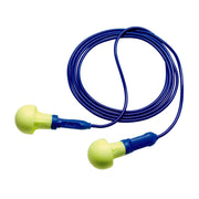3M E-A-R Push-Ins Metal Detectable Corded Earplugs 318-3000, in Poly Bag 2000 EA/Case