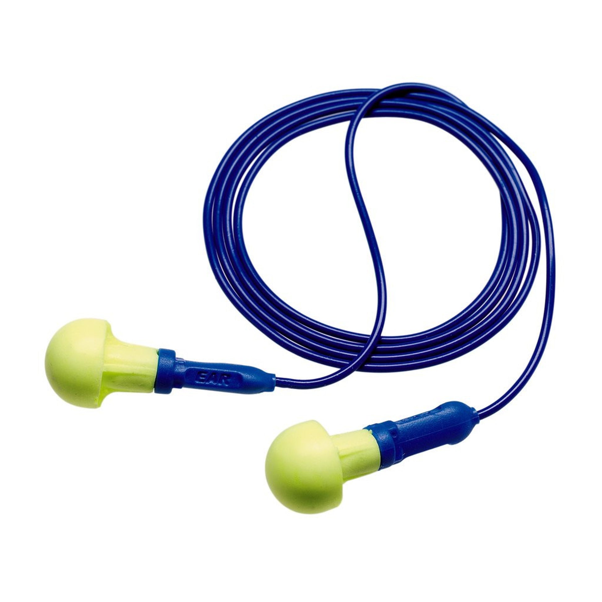 3M E-A-R Push-Ins Metal Detectable Corded Earplugs 318-3000, in Poly Bag 2000 EA/Case