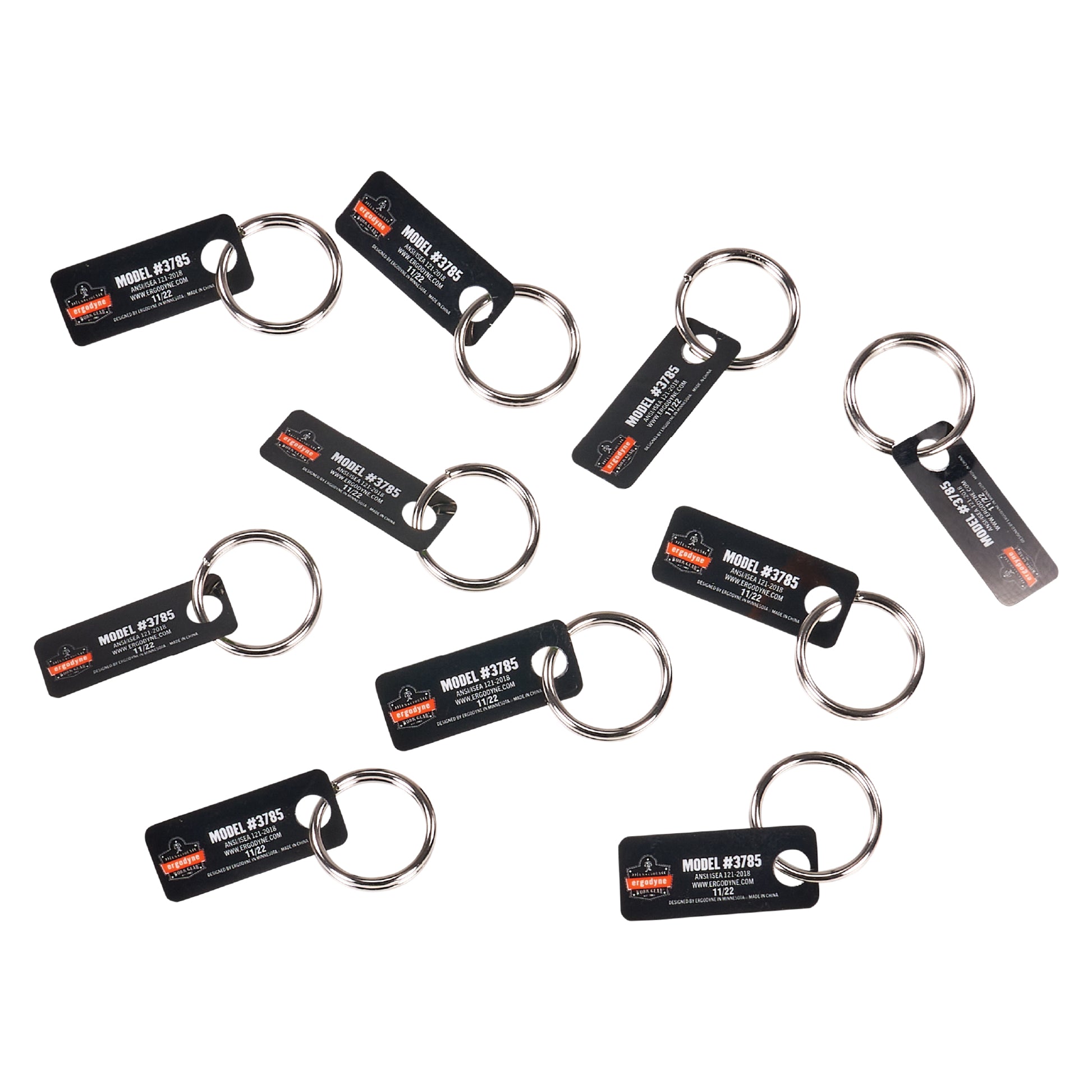 Ergodyne Squids 3785 Split Ring Tool Attachment (10-pack) -  - 1 in (2.5 cm)