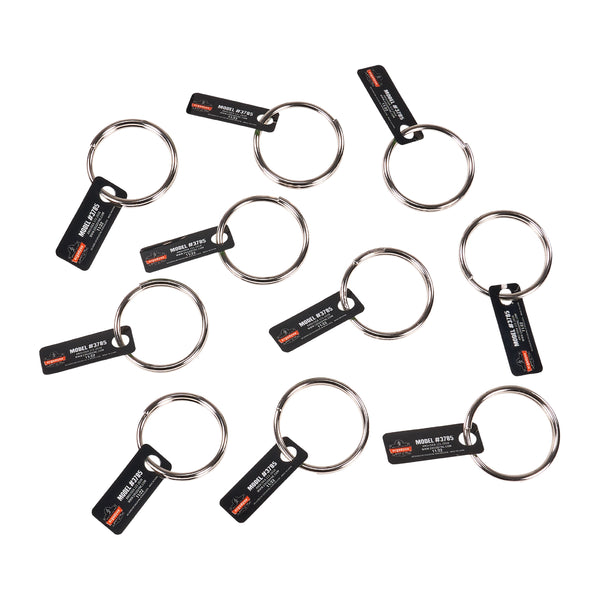 Ergodyne Squids 3785 Split Ring Tool Attachment (10-pack) - 1.5 in (3.8 cm)