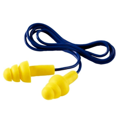 3M E-A-R UltraFit Corded Earplugs 340-4004, in Poly Bag, 100/PAIR