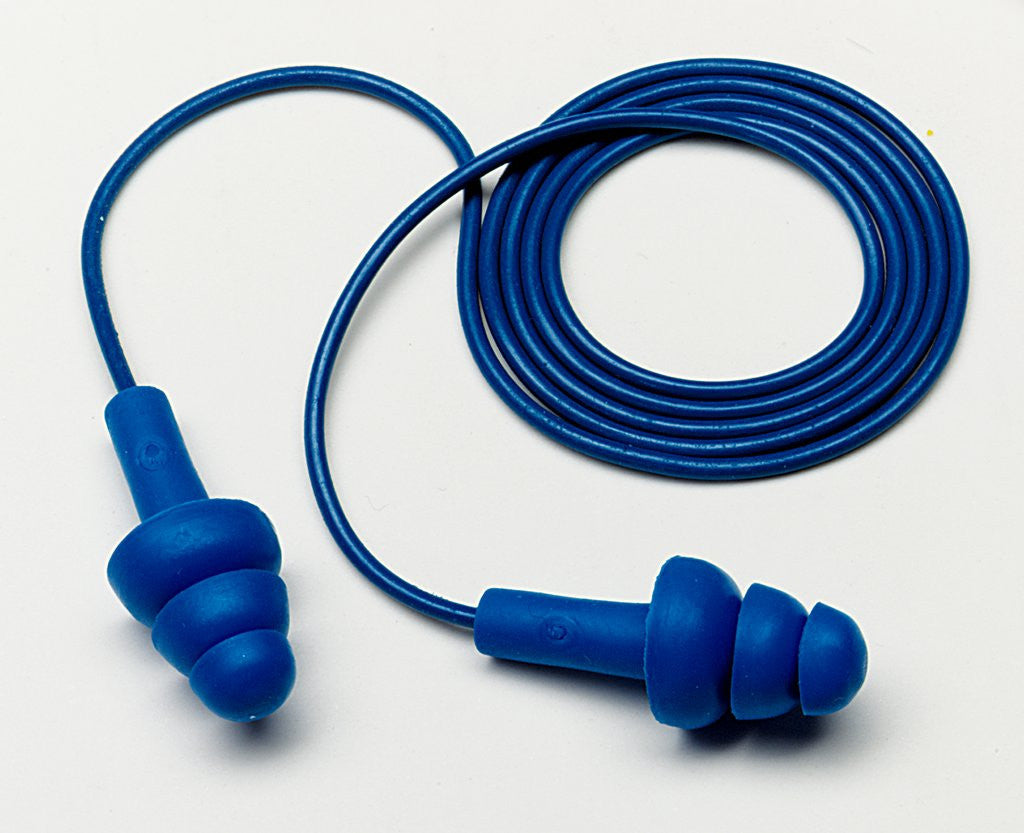 3M E-A-R UltraFit Metal Detectable Corded Earplugs 340-4007, in Poly Bag 400 EA/Case