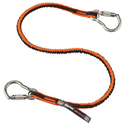 Ergodyne Squids 3111F(x) Tool Lanyard - Dual Stainless-Steel Carabiners - 15lbs