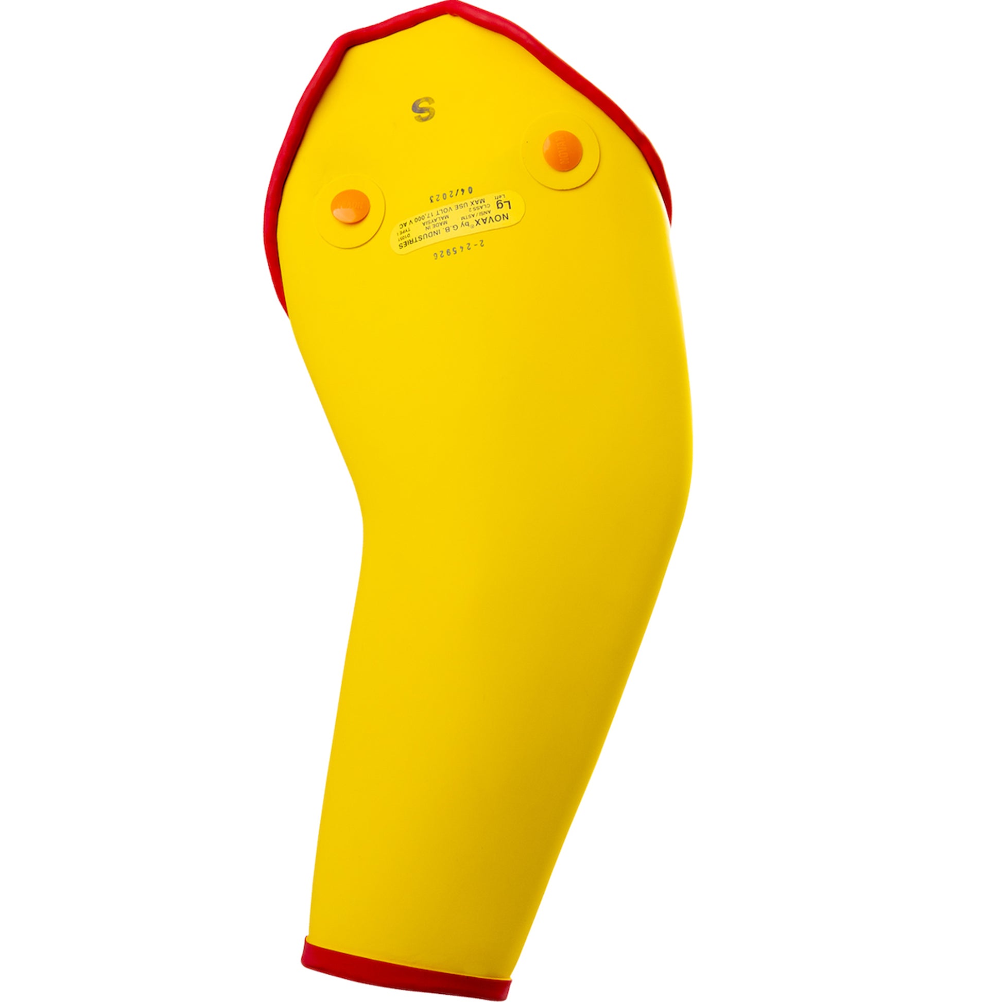NOVAX Insulating Sleeves Class 2 Rubber Sleeve  Short Length - Yellow - 1/PR - 199-2-SHORT