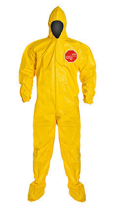 DuPont Tychem 2000 Yellow Coverall - QC122B YL