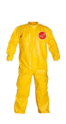 DuPont Tychem 2000 Yellow Coverall - QC125T YL