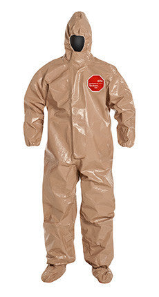 DuPont Tychem 5000 Tan Coverall - C3128T TN BF