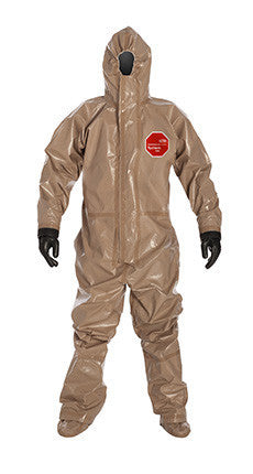 DuPont Tychem® 5000 Tan Coverall - C3185T TN ATT'D