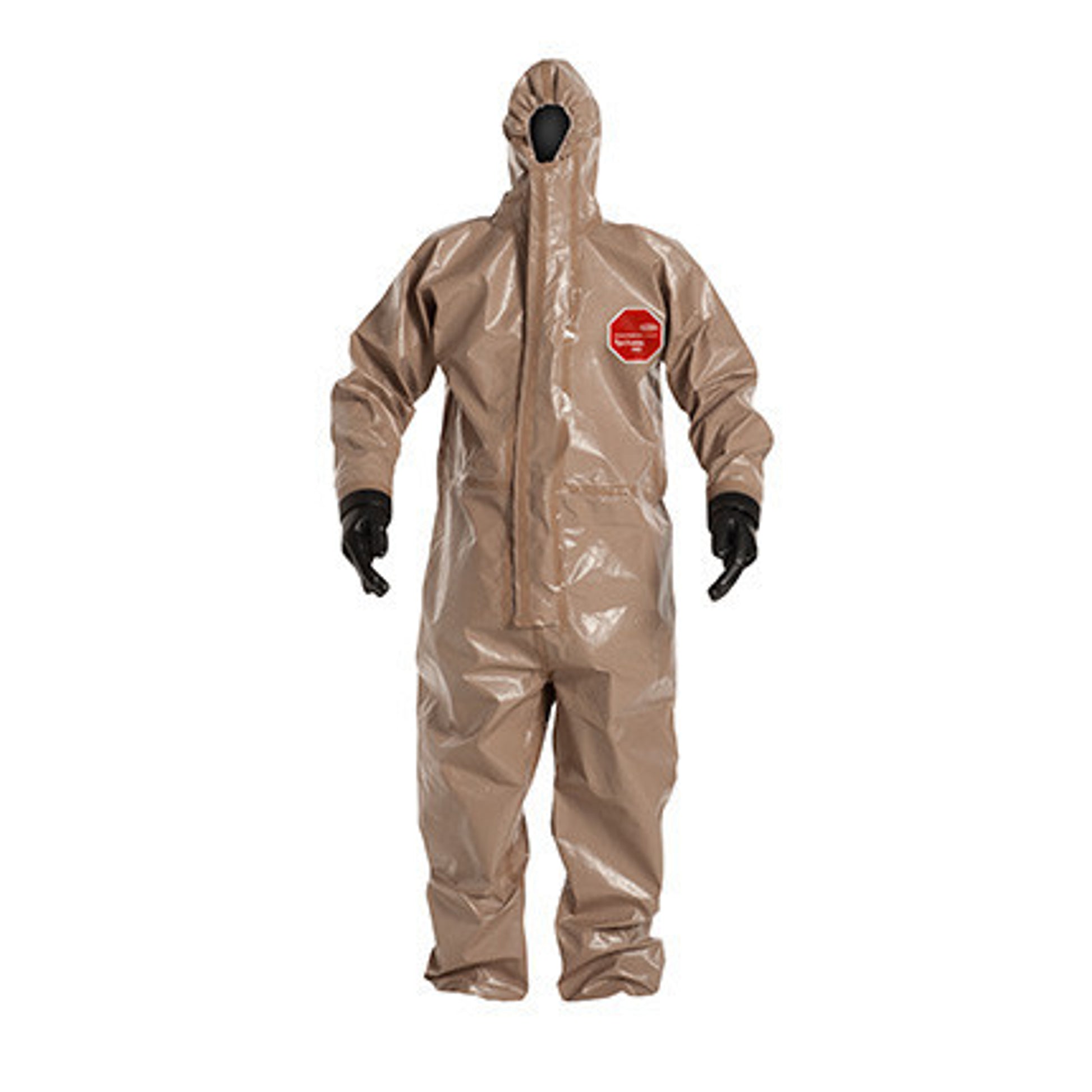 DuPont Tychem® 5000 Tan Coverall - C3198T TN ATTACHED