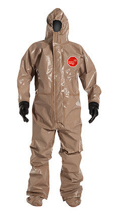 DuPont Tychem® 5000 Tan Coverall - C3199T TN BOOT & BUTYL