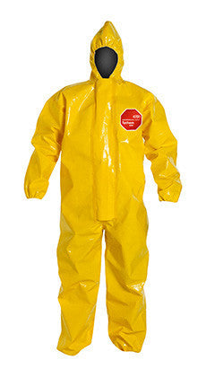 DuPont Tychem® 9000 Yellow Coverall - BR127T YL