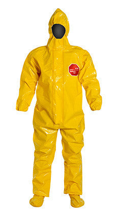 DuPont Tychem® 9000 Yellow Coverall - BR128T YL BN