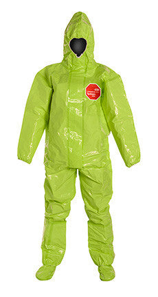 DuPont Tychem® 10000 Lime Yellow Coverall - TK128T LY