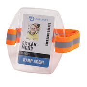 Ergodyne Squids 3386 Vinyl Arm Band ID/Badge Holder - Hi-Vis