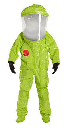 DuPont Tychem® 10000 Lime Yellow Coverall - TK612T LY 7S