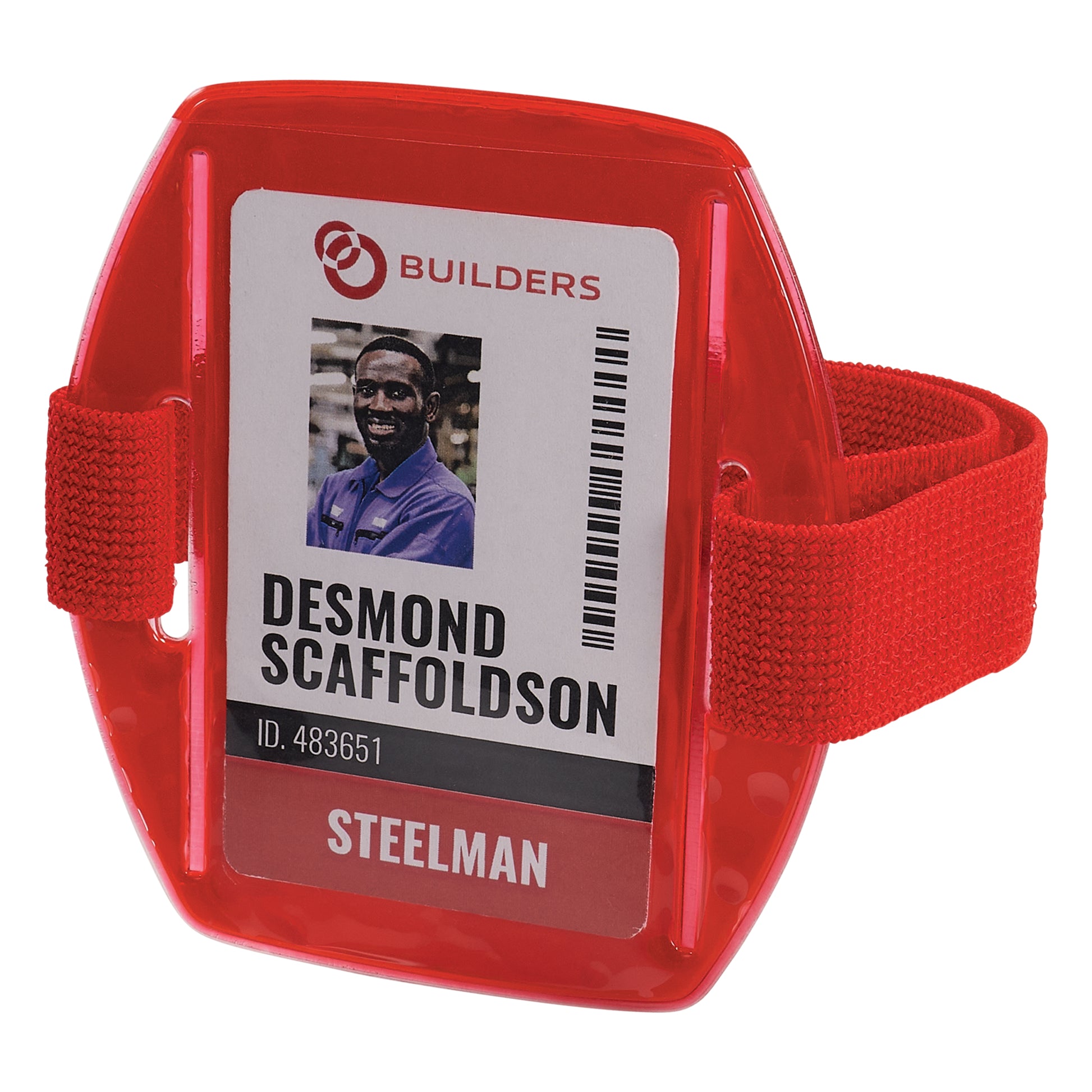 Ergodyne Squids 3386 Vinyl Arm Band ID/Badge Holder - 10-pack