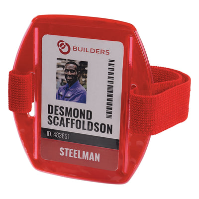 Ergodyne Squids 3386 Vinyl Arm Band ID/Badge Holder - 10-pack