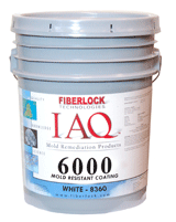Fiberlock IAQ 6000 - Mold Resistant Coating - White - 5G - 8360-5
