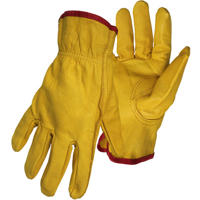 PIP Regular Grade Top Grain Gold Cowhide Leather Drivers Glove - Keystone Thumb - 12/PR - 1BL18361