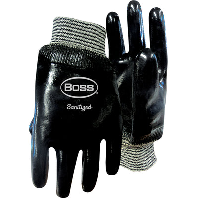 Chemguard+ Black Heavyweight Neoprene w/Interlock Liner & Smooth Grip - 6/PR - 330-PIP-1SN2510