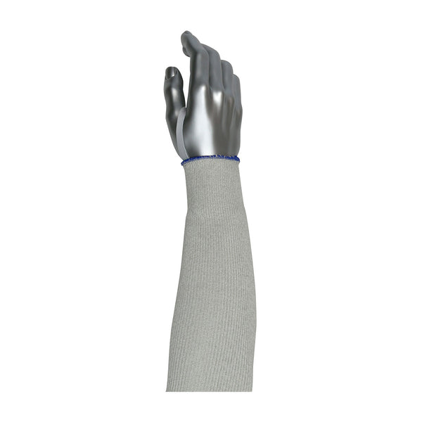 Kut Gard 2-Ply PolyKor Xrystal Blended Sleeve w/Smart-Fit & Elastic Thumb - Gray - 144/EA - 330-PIP20-21DHX18-ET