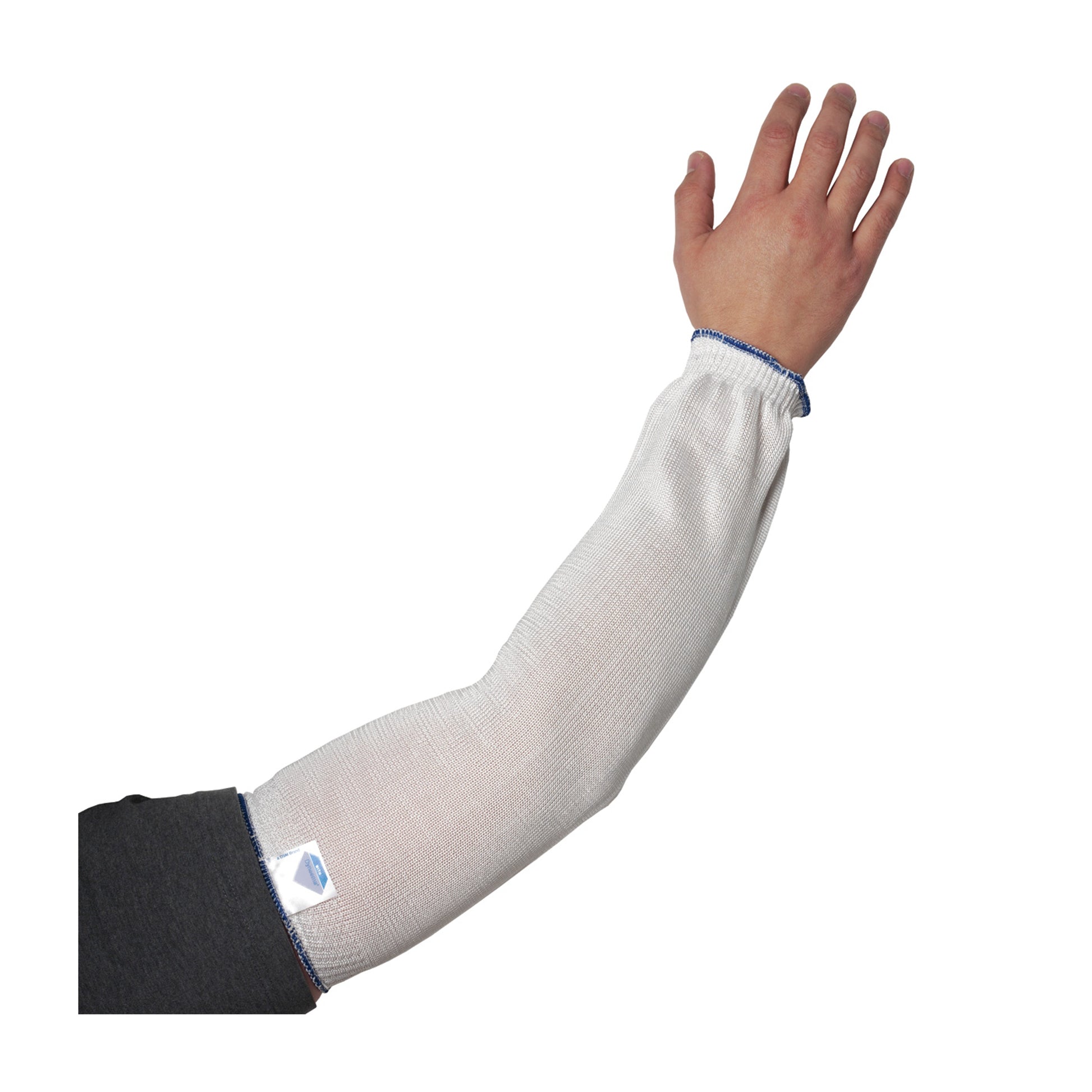 Kut Gard Cut Resistant Sleeve Single-Ply Spun Dyneema / Nylon Blended - White - 12/EA - 20-SD