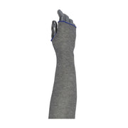 Kut Gard Cut Resistant Sleeve 2-Ply ACP / Dyneema Blended w/Thumb Hole - Gray - 12/EA - 330-PIP20-DA18TO