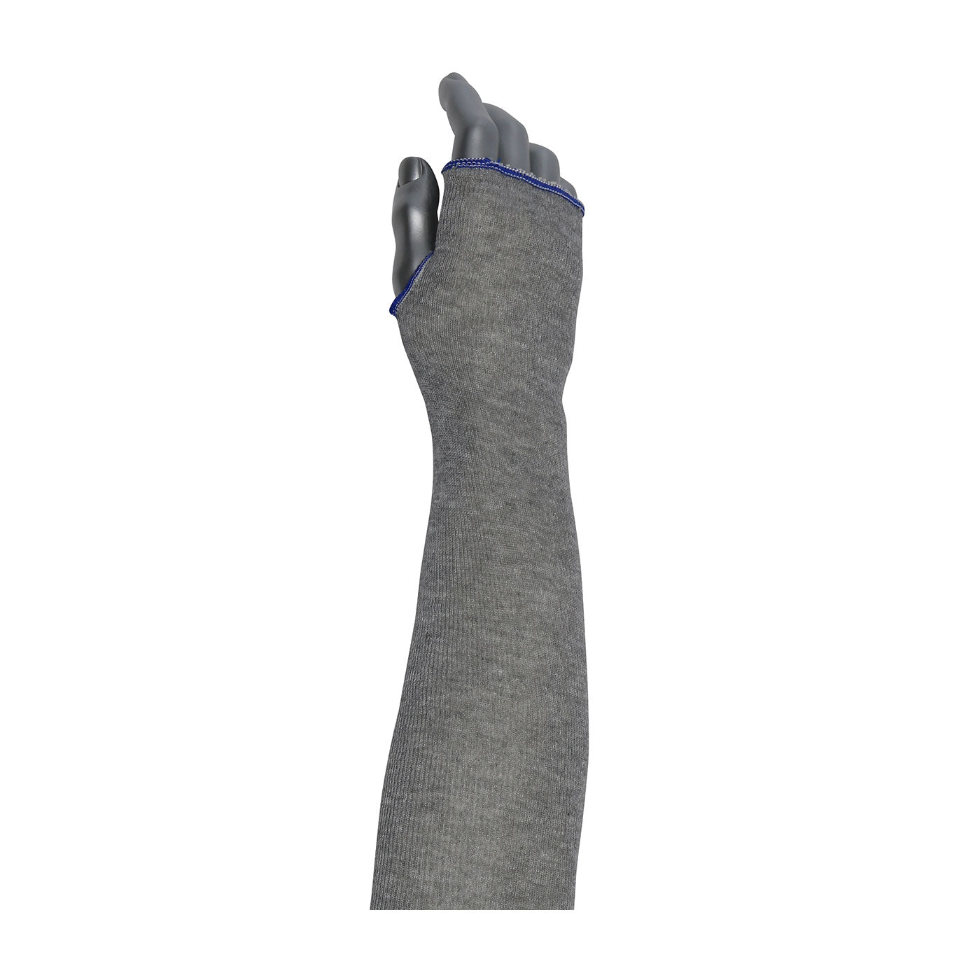 Kut Gard Cut Resistant Sleeve 2-Ply ACP / Dyneema Blended w/Thumb Hole - Gray - 12/EA - 330-PIP20-DA18TO