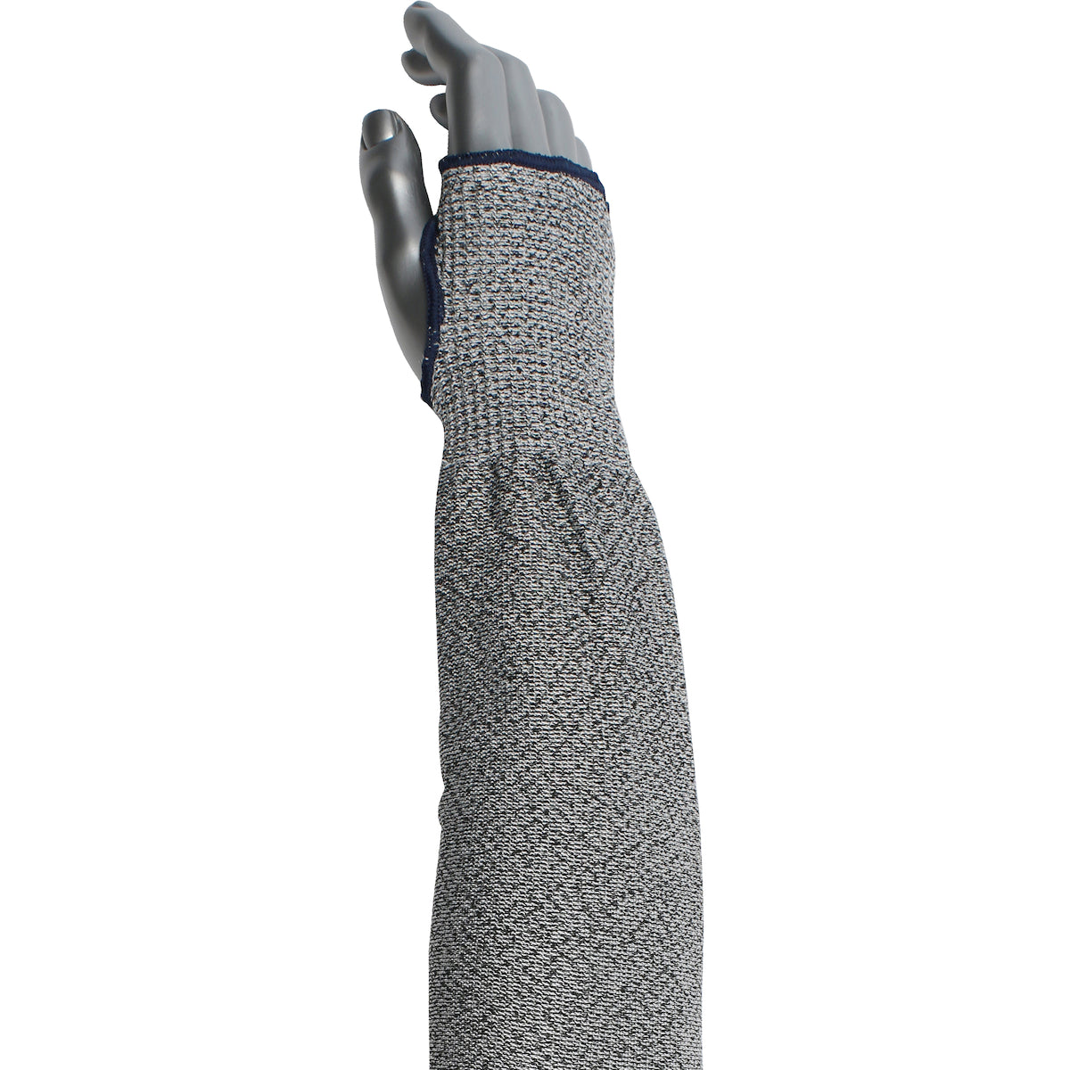 Kut Gard Cut Resistant Sleeve ATA/ HPPE Blended w/Thumb Hole - Gray - 12/EA - 330-PIP-20-S10ATA/PE7-18T