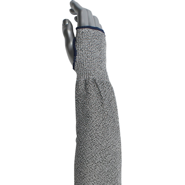 Kut Gard Cut Resistant Sleeve ATA/ HPPE Blended w/Thumb Hole - Gray - 12/EA - 330-PIP-20-S10ATA/PE7-18T
