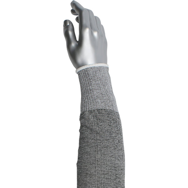 Kut Gard Cut Resistant Sleeve ATA/ HPPE Blended - Gray - 12/EA - 330-PIP-20-S10ATA/PE8-18