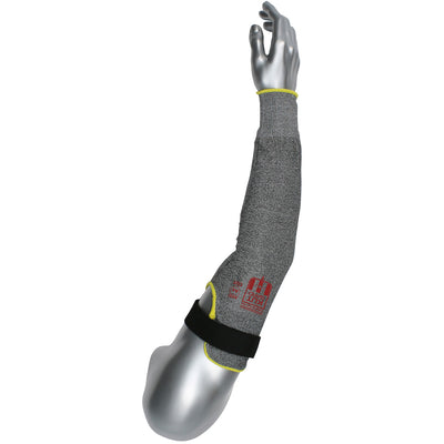 Kut Gard Cut Resistant Sleeve ATA / HPPE Blended w/Hook & Loop Closure - Gray - 12/EA - 20-S13ATA/PE4-VEL