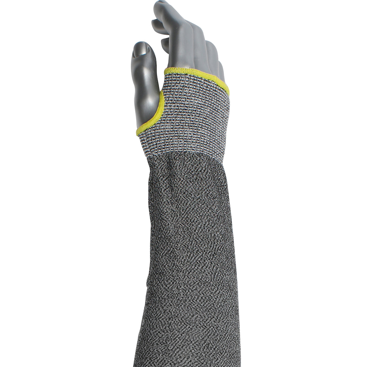 Kut Gard Cut Resistant Sleeve ATA/ HPPE Blended w/Thumb Hole - Gray - 12/EA - 330-PIP-20-S13ATA/PE4-18T