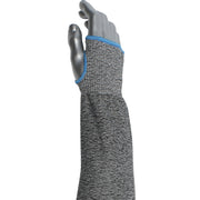 Kut Gard Cut Resistant Sleeve ATA/ HPPE Blended w/Thumb Hole - Gray - 12/EA - 20-S13ATA/PE5-T