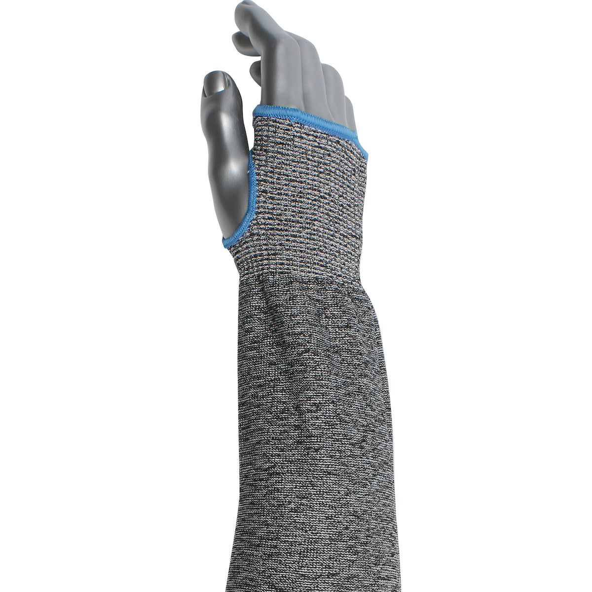 Kut Gard Cut Resistant Sleeve ATA/ HPPE Blended w/Thumb Hole - Gray - 12/EA - 20-S13ATA/PE5-T