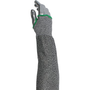 Kut Gard Cut Resistant Sleeve ATA/ HPPE Blended w/Thumb Hole - Gray - 12/EA - 330-PIP-20-S13ATA/PE6-18T