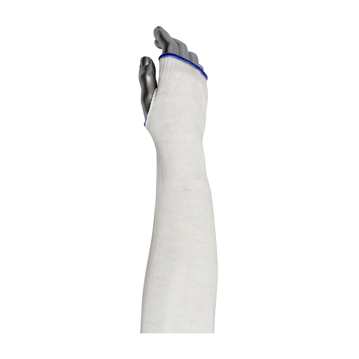 Kut Gard Single-Ply Spun Dyneema / Nylon Blended Sleeve w/Thumb Hole - White - 144/EA - 330-PIP20-SD18TO