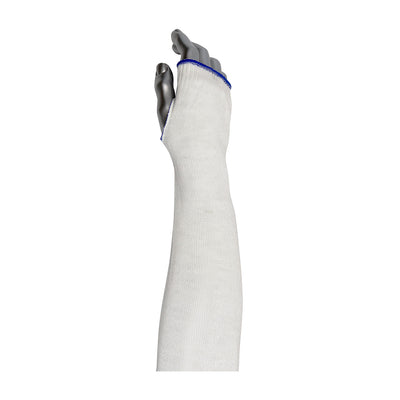 Kut Gard Single-Ply Spun Dyneema / Nylon Blended Sleeve w/Thumb Hole - White - 144/EA - 330-PIP20-SD18TO