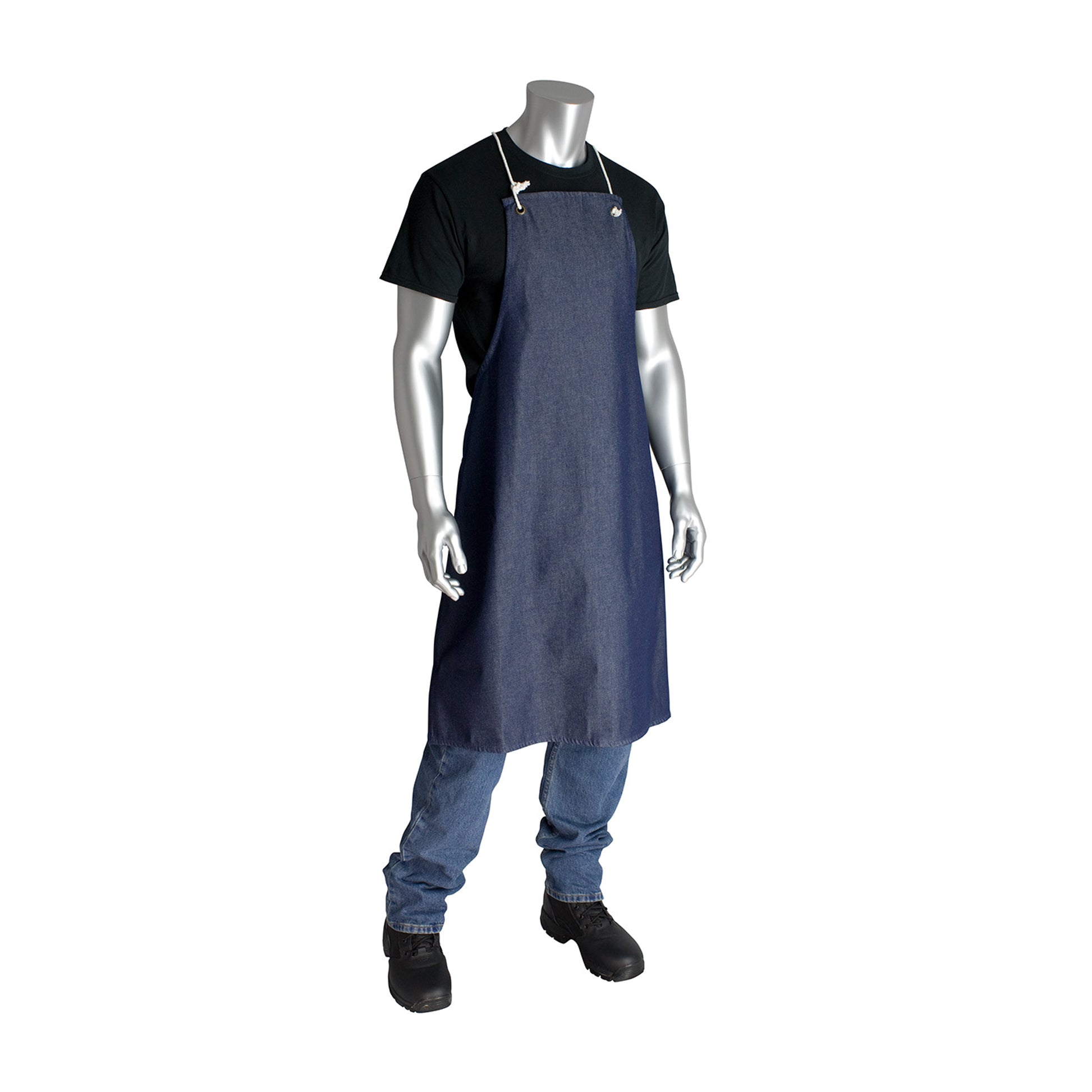 PIP Aprons Denim Apron - No Pockets - Blue - 12/EA - 393-PIP200-010