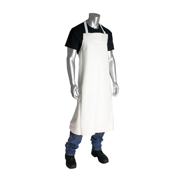 PIP Aprons Vinyl Heavy Duty Apron - White - 1/CS - 393-PIP200-20001