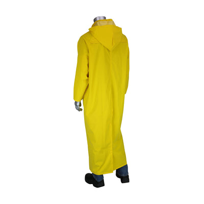 Base35 Rainwear Premium 60" Duster Raincoat - 0.35 mm - Yellow - 1/EA - 201-320