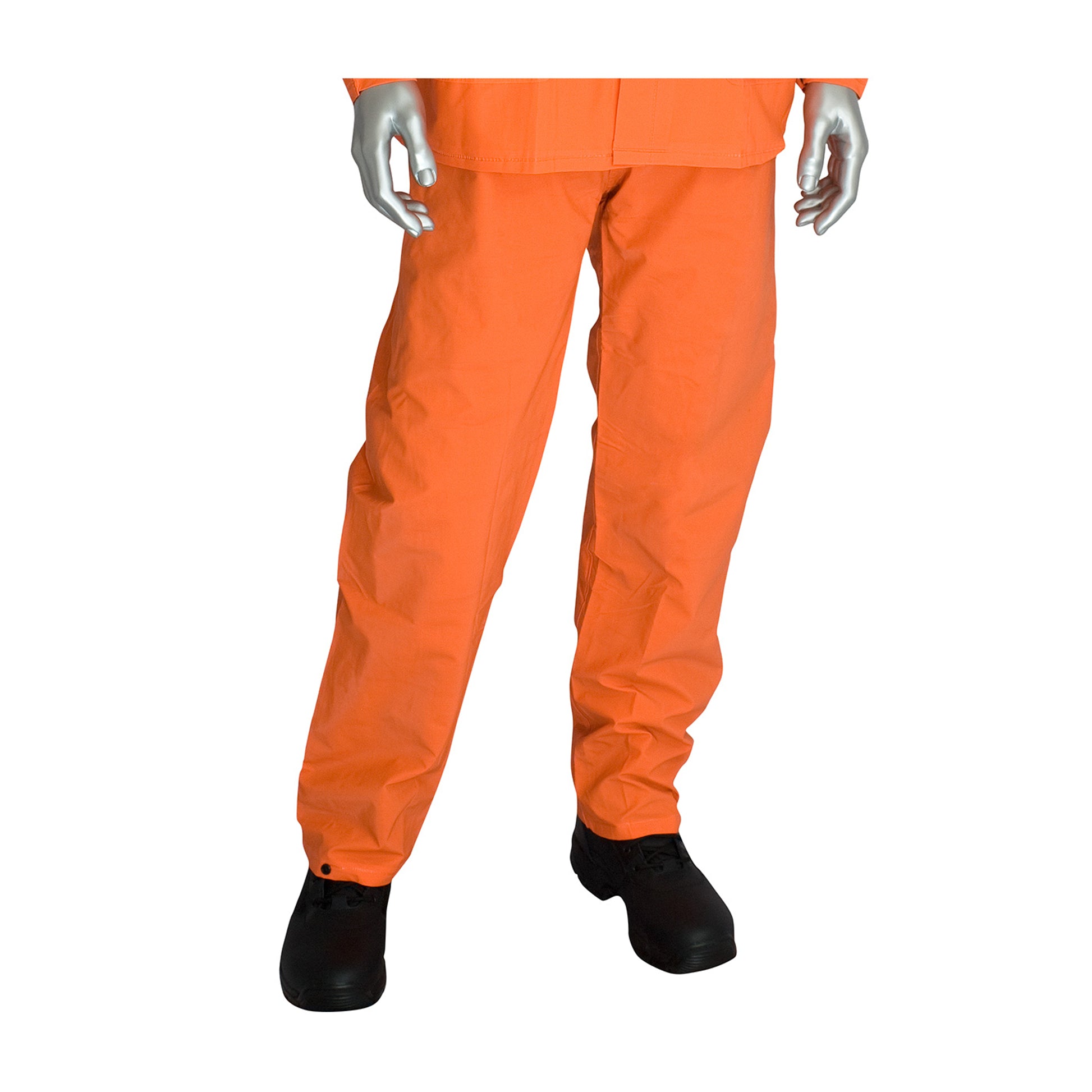 Base35 Rainwear Premium Hi-Vis Three-Piece Rainsuit - 0.35mm - Orange - 1/EA - 201-360