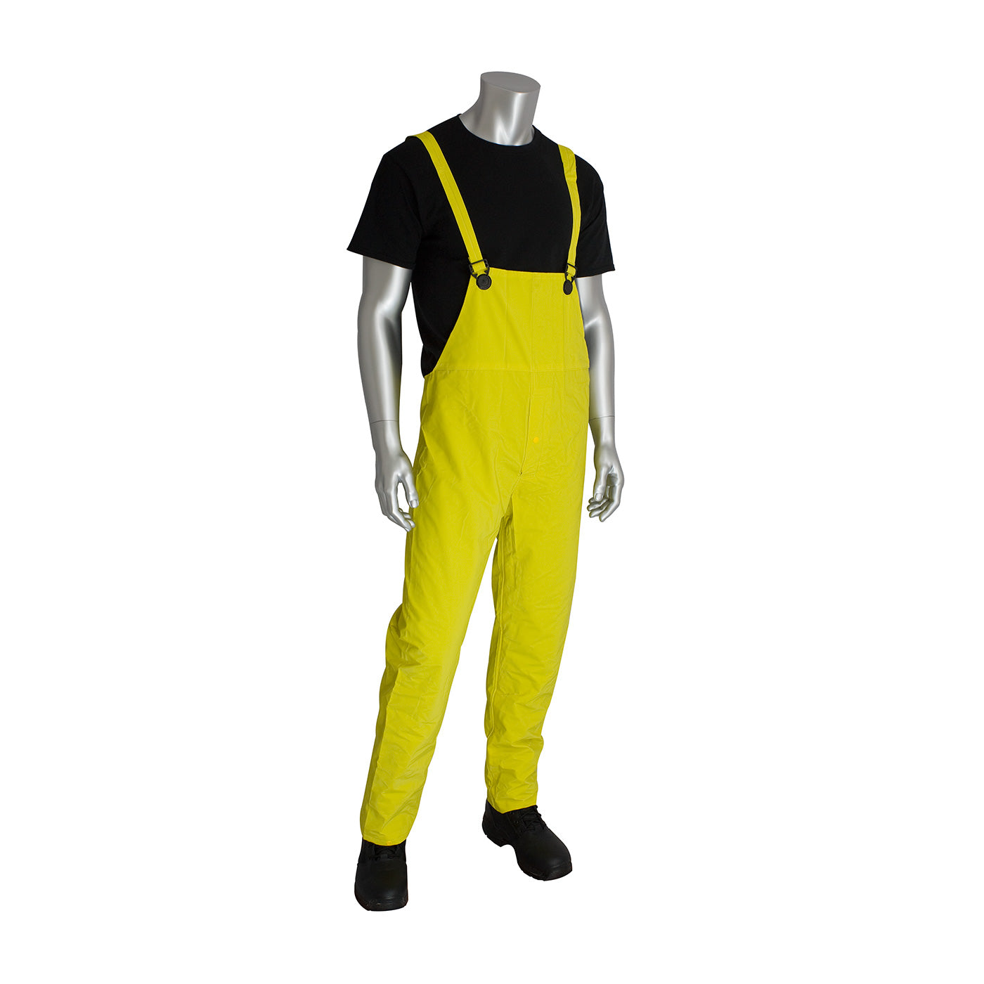 Base35 Rainwear Premium Bib Overalls - 0.35mm - Yellow - 1/EA - 201-350B