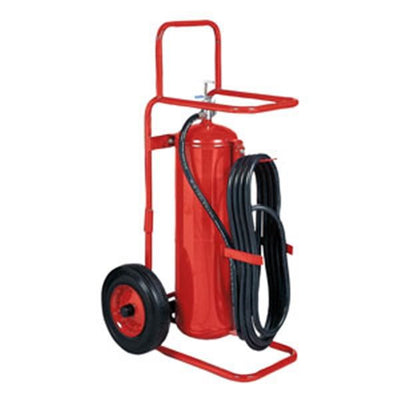 Badger 50 lb Wheeled Stored Pressure ABC Fire Extinguisher, 25' Hose - 20127