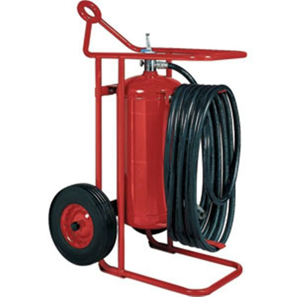 Badger 125 lb ABC Wheeled Stored Pressure Fire Extinguisher, 50' Hose - 653