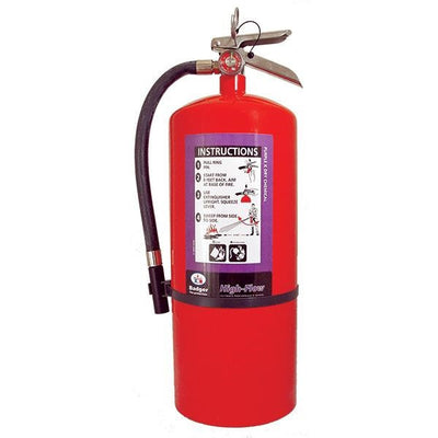 Badger Extra-High Flow 20 lb Purple K Extinguisher w/ Wall Hook - 1006161
