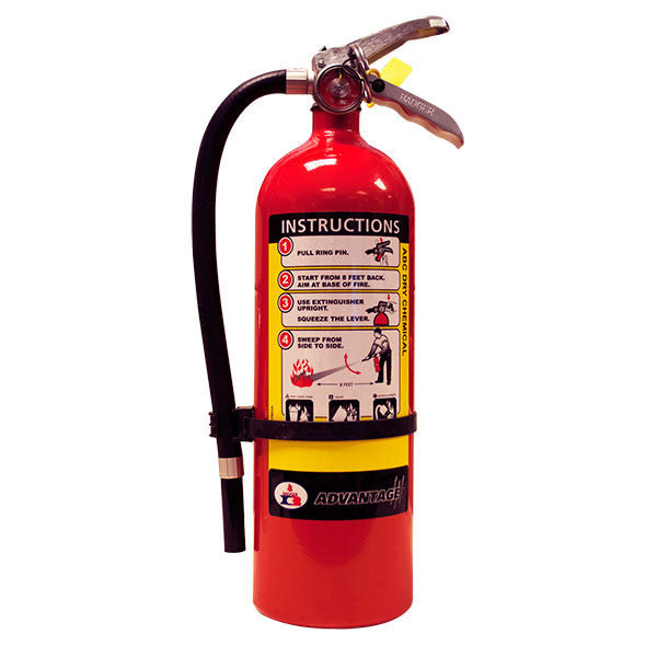 Badger Advantage 5 lb ABC Fire Extinguisher w/ Vehicle Bracket - 1008936
