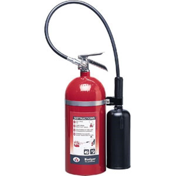 Badger Extra 10 lb CO2 Fire Extinguisher w/ Wall Hook - 1106