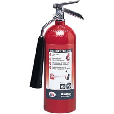Badger Extra 5 lb CO2 Fire Extinguisher w/ Wall Hook - 21111