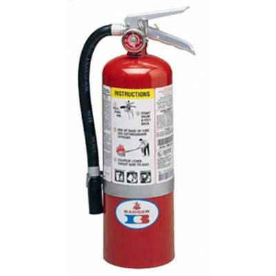 Badger Standard 5 lb ABC Fire Extinguisher w/ Vehicle Bracket - 22486